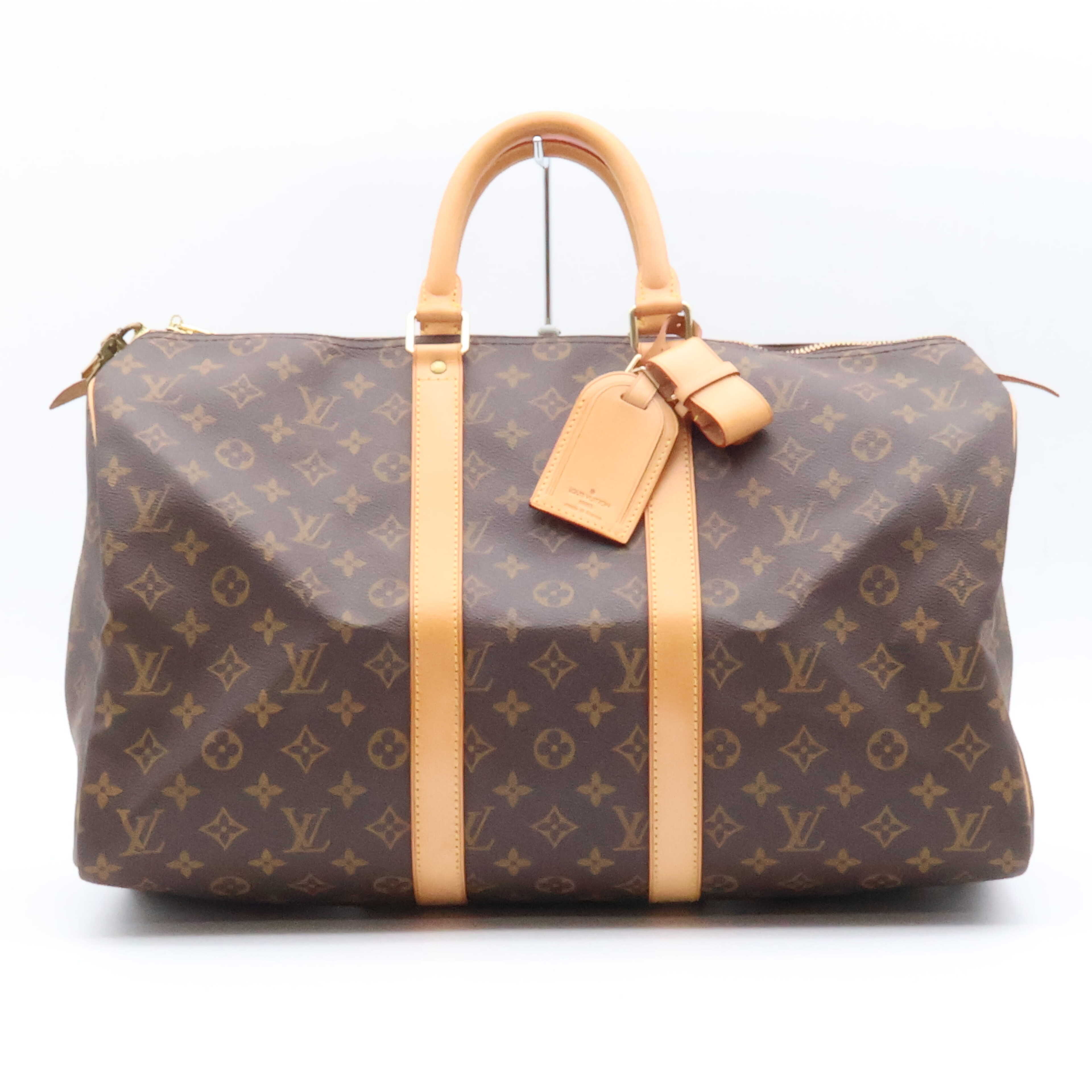 【貨物輸送無料】ルイ･ヴィトン LOUIS VUITTON ボストンバッグ モノグラム キーポル 45 M41428 旅する 機内持ち込み可【中古】