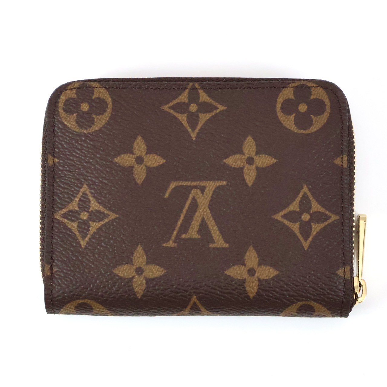 【貨物輸送無料】 Louis Vuitton ルイヴィトン ジッピーコインパース コインケース モノグラム M60067 赤銅色 レディース 釣り銭入れ RFID