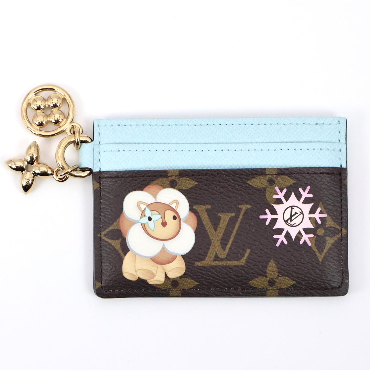 【送料無料】 Louis Vuitton　ルイヴィトン　ポルトカルト　LVチャーム　カードケース　M12227　RFID　モノグラム　パステルカラー｜ブランドコミュニケーションズ