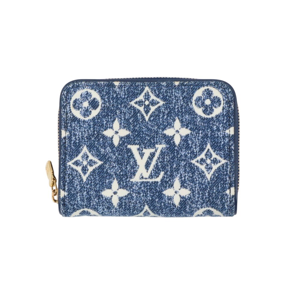 【送料無料】LOUIS VUITTON ルイヴィトン モノグラムデニム ジャガード ジッピーコインパース マリーヌ M81185 レディース メンズ ユニセックス モノグラムデニム コインケース【中古】|ブランドコミュニケーションズ