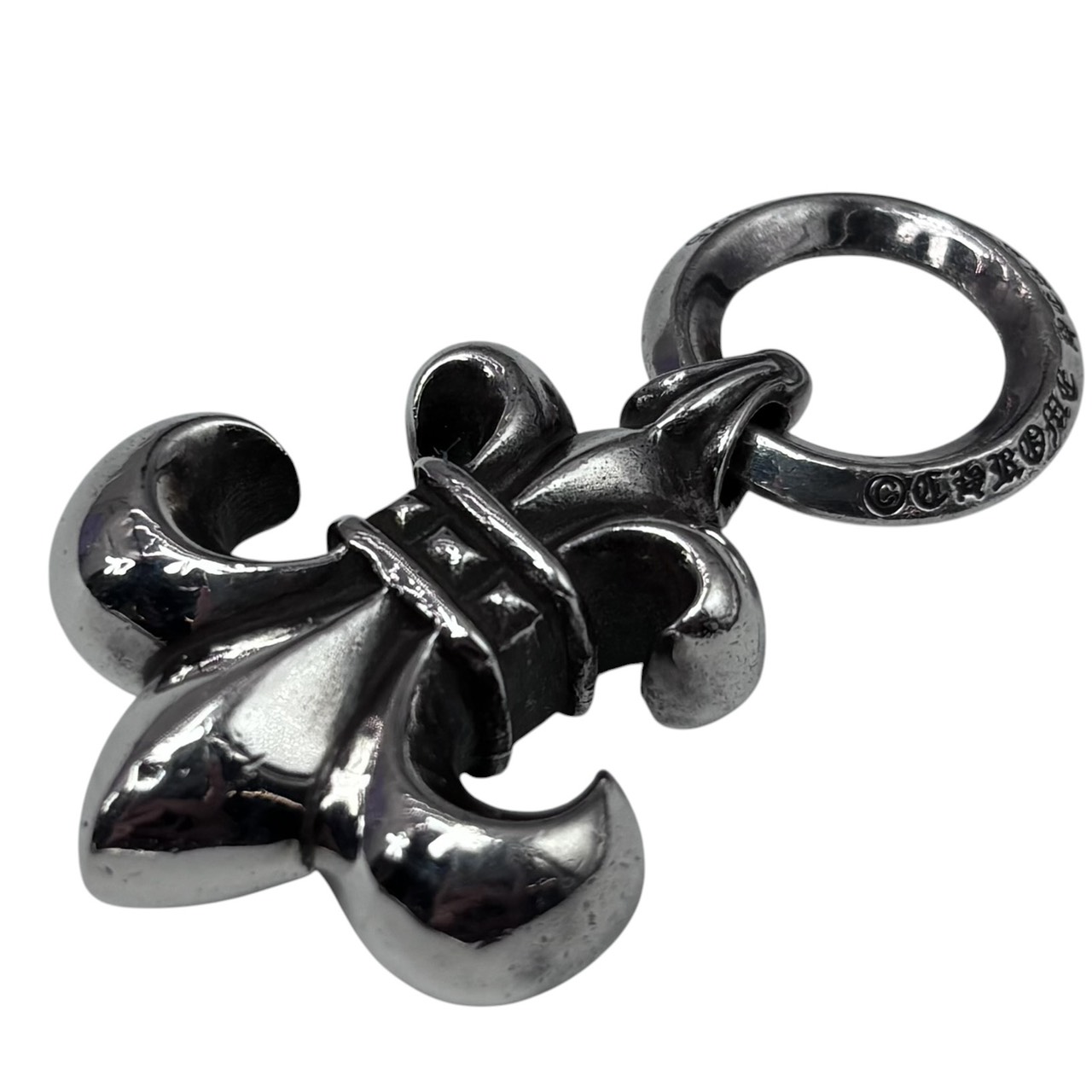 【貨物輸送無料】CHROME HEARTS  クロムハーツ BS太陽フレア シャンデリヤ 27.16ｇ しろがね色 925 いの一番  佩び物 メンズ レディース【中古】