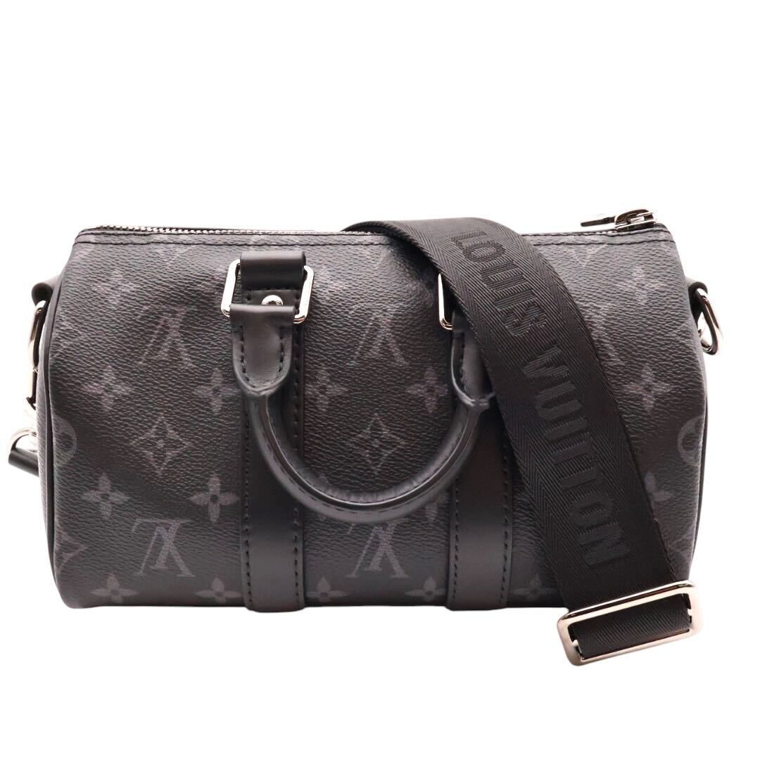 【貨物輸送無料】LOUIS VUITTON ルイヴィトン モノグラム 星食 逆さま キーポル バンドリエール25 2WAY ハンドバック ショルダーバッグ 黒いこと  M46271 レディース メンズ【中古】