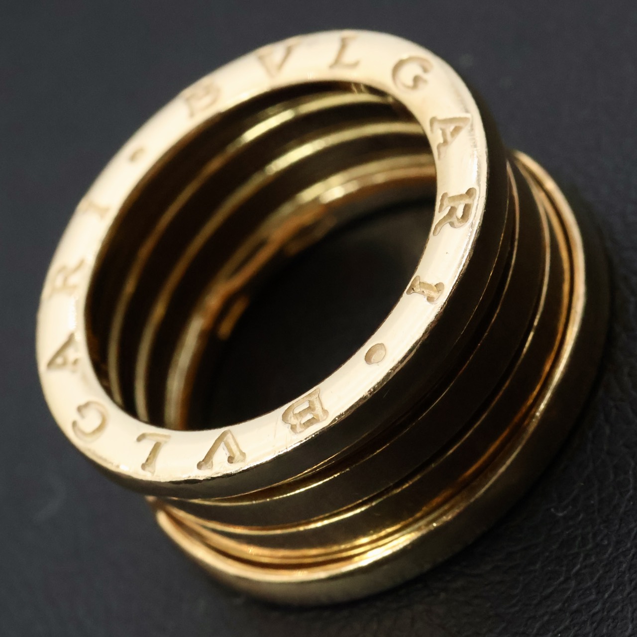 【送料無料】BVLGARI ブルガリ B-zero1 ビーゼロワン リング 3バンド 11.8g 13号 ゴールド リング 指輪 ジュエリー アクセサリー メンズ レディース【中古】｜ブランドコミュニケーションズ