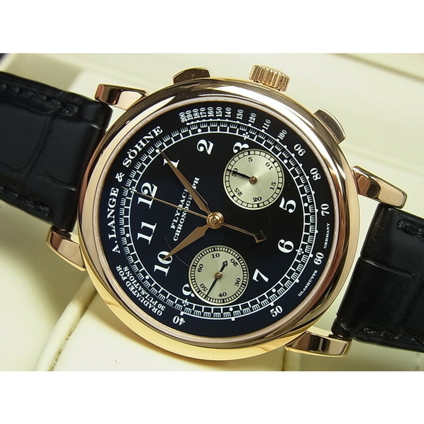 楽天市場 中古 ランゲ ゾーネ A Lange Sohne 1815 フライバック クロノグラフ 18kpg ブラック 401 031 Ls4014aa 正規品 ティッケン楽天市場店