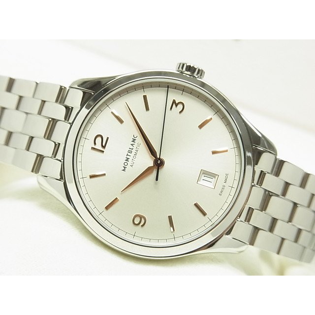 【中古】モンブラン（MONT BLANC)　ヘリテージ クロノメトリー オートマティック　38MM　MB112519