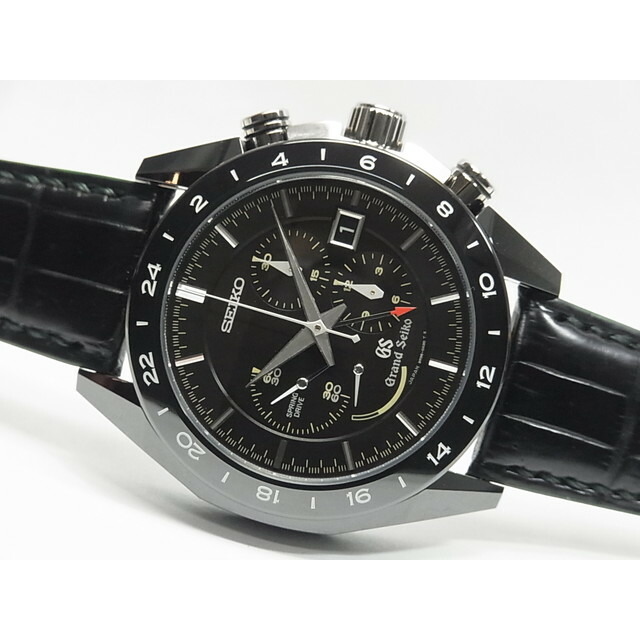 【中古】グランドセイコー(GRAND SEIKO)ブラックセラミックス リミテッドコレクション Ref.SBGC015 コンプリートサービス済み