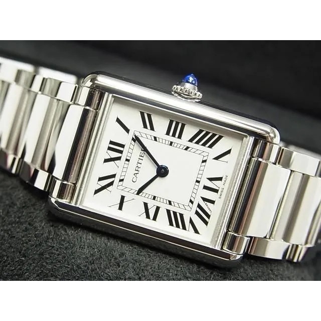 【中古】カルティエ（CARTIER）貯蔵タンク 船檣 ソーラー音楽的リズム ラージモデル WSTA0092