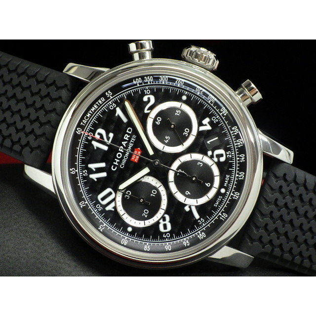 【中古】ショパール（CHOPARD)ミッレ ミ後ろ側 古典派音楽 クロノグラフ 168619-3001 腕時計-メンズ腕時計