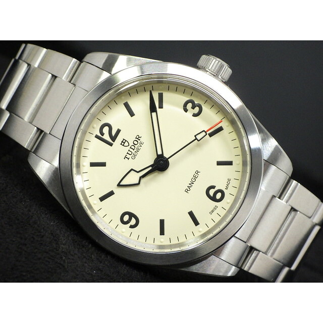 【中古】チューダー（TUDOR）レンジャー　デューンホワイトダイアル　36MM　Ref.79930 未使用