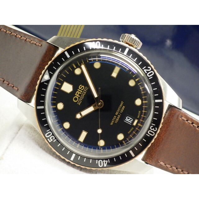 【中古】オリス(ORIS)ダイバーズ65 01 733 7707 4354 純正ブレス付き|ティッケン店