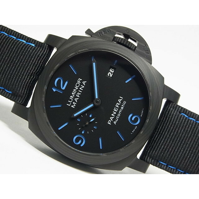 【中古】パネライ（OFFICINE PANERAI）ルミノール・マリーナ カーボテック・・　PAM01661　正規品
