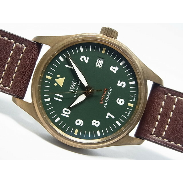 【中古】IWC（アイダブリューシー）パイロットウォッチ・オートマティック スピットファイア　ブロンズ　IW326802