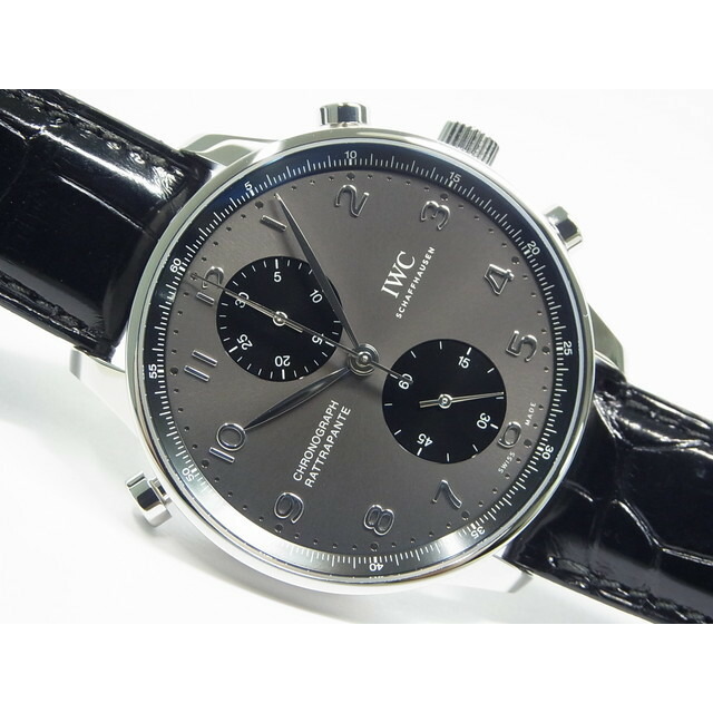 楽天市場】IWC ポルトギーゼ クロノグラフ IW371482 グレー/ブラック