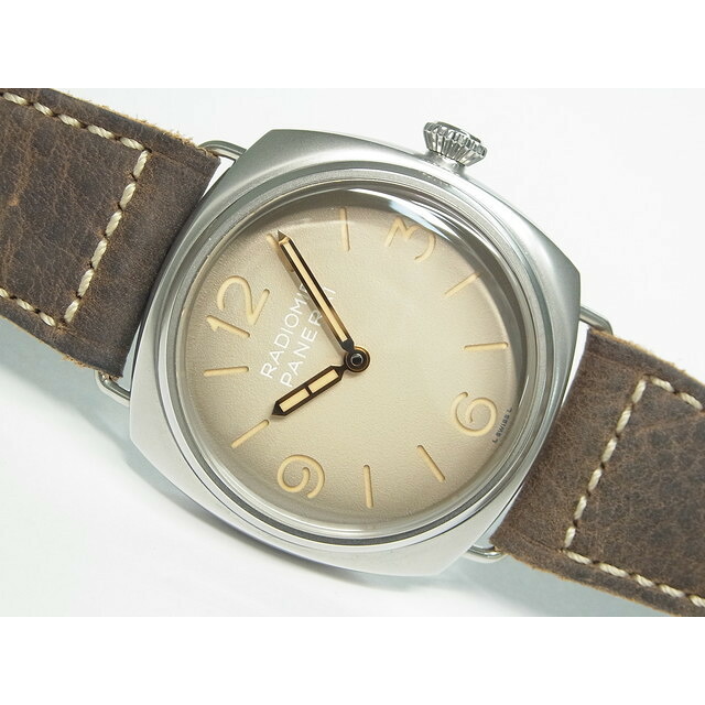 【中古】パネライ（OFFICINE PANERAI）ラジオミール トレ ジョルニ　マットベージュ　PAM01350｜ティッケン店