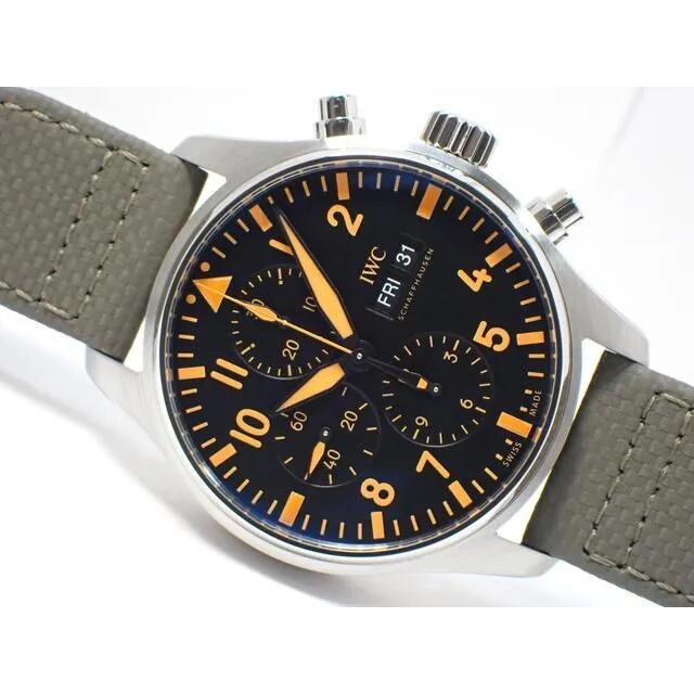 【中古】IWC(アイダブリューシー)パイロット・ウォッチ・クロノグラフ 43MM オレンジインデックス Eブティック限定 '22年