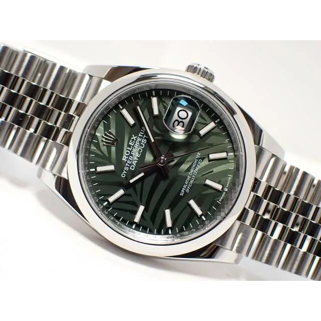 【中古】ロレックス（ROLEX）デイトジャスト36　パームモチーフ　ジュビリーブレス　126200　’23年