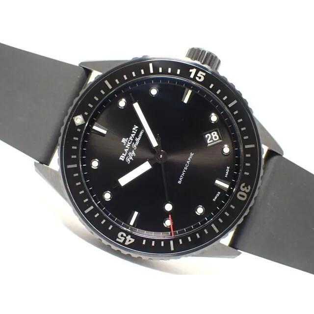 【中古】ブランパン（BLANCPAIN）フィフティ ファゾムス バチスカーフ　5000-0130-B52A　キャンバスストラップ仕様　正規品