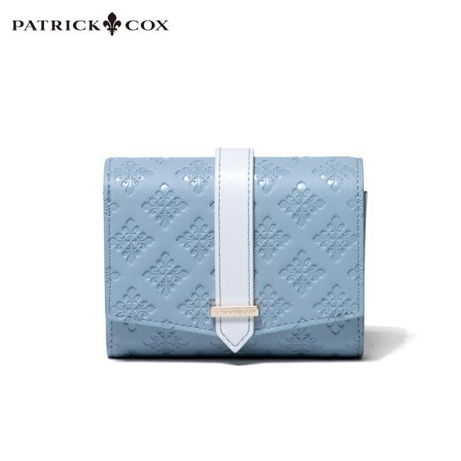 楽天市場】【50%OFF】PATRICK COX クィーンエンボス 折り財布 ［パトリック・コックス］ PXLWKBS1 送料無料 ギフト プレゼント  ラッピング 折り財布 ブランド コンパクト 小銭入れ付き 多機能 使いやすい シンプル おしゃれ カード収納 大容量 レディース財布 セール ...
