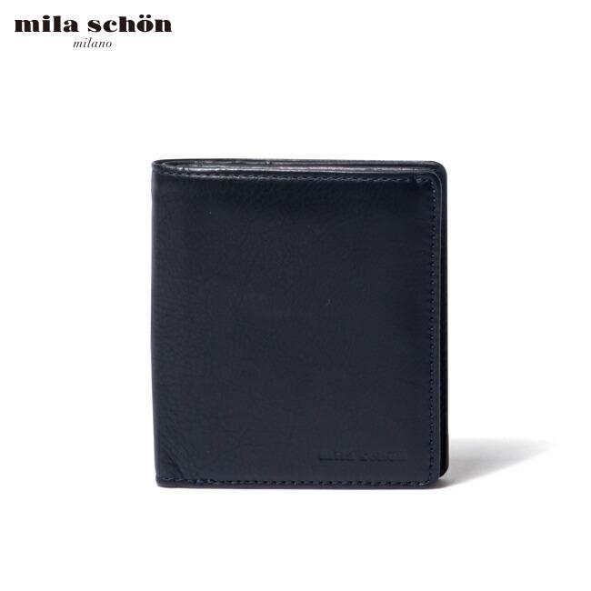 最大76％オフ！ mila schon CALF LEATHER 小型二つ折り財布 ミラ