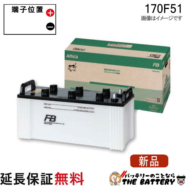 170F51 バッテリー トラック バス 自動車 古河 アルティカ