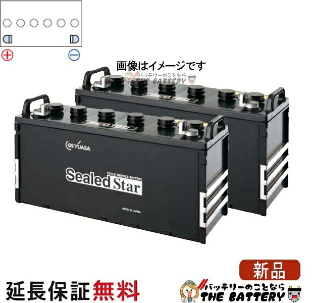 2個セット SEB150 LE L形端子 サイクルバッテリー ボルト締付端子 蓄電池 自家発電 GS YUASA ユアサ｜バッテリーのことならTHE BATTERY