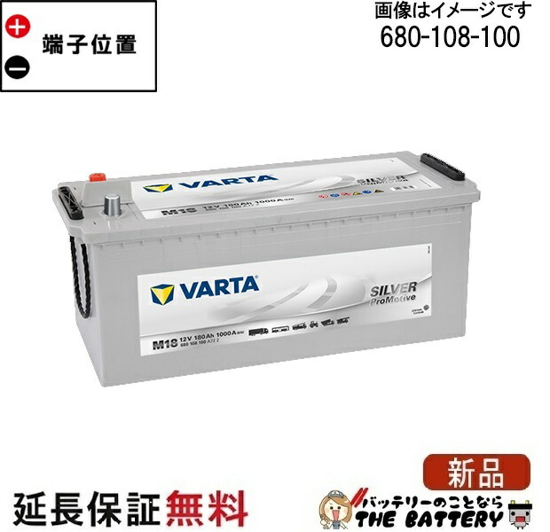 680-108-100 VARTA バルタ 欧州車用 ブルーダイナミックバッテリー / 680108100|バッテリーのことならTHE BATTERY