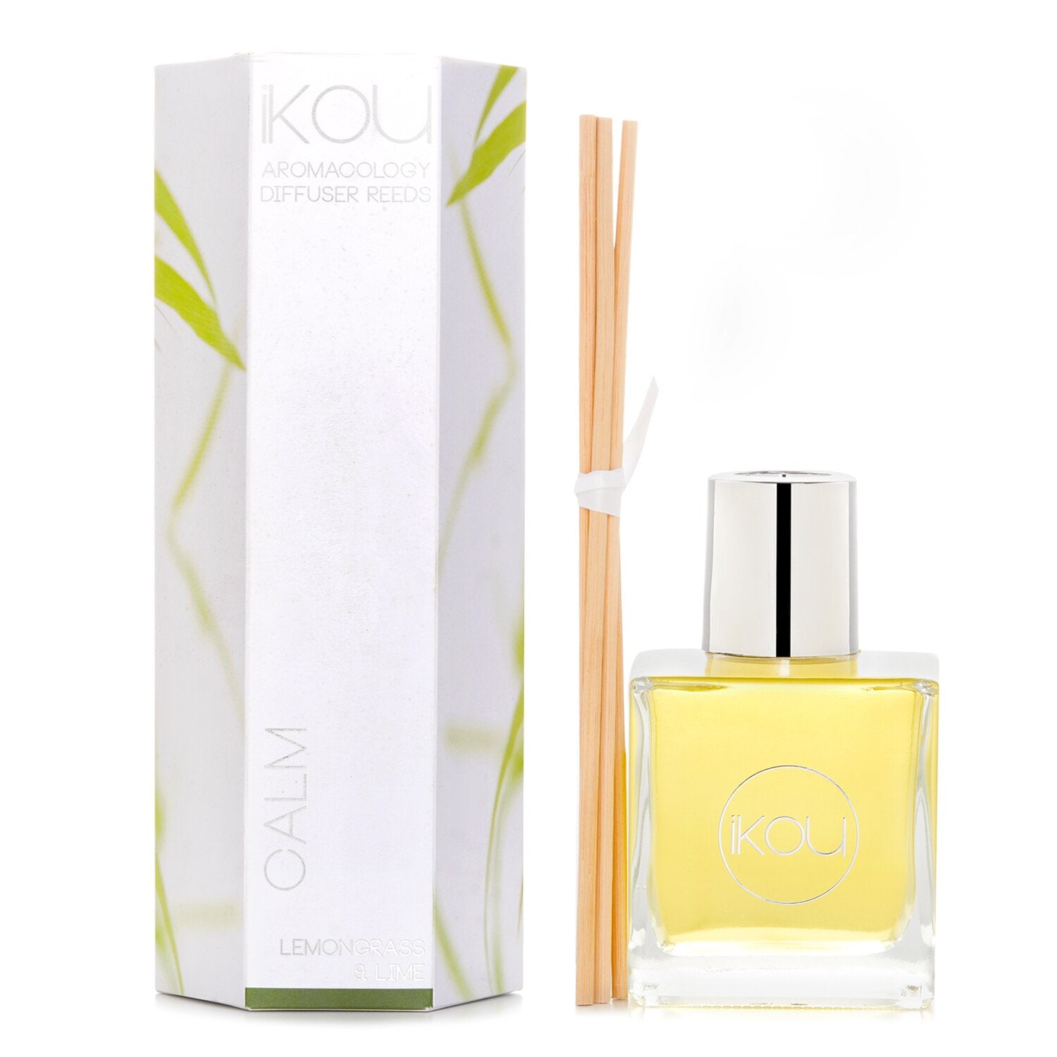 【月間優良ショップ受賞】 iKOU Aromacology Diffuser Reeds - Calm (Lemongrass & Lime - 9 months supply) iKOU アロマコロジー ディフューザーリード - カーム ( 送料無料 海外通販