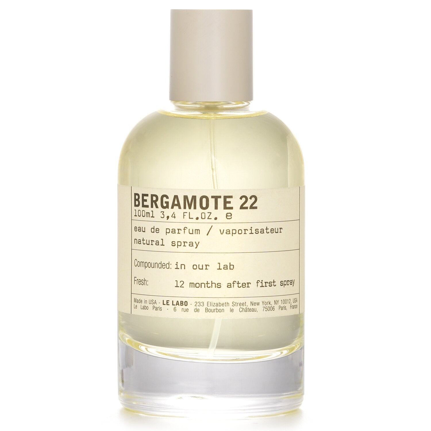 【月間優良ショップ受賞】 Le Labo Bergamote 22 Eau De Parfum Spray ル ラボ Bergamote 22 Eau De Parfum Spray 100ml/3.4oz 送料無料 海外通販|The Beauty Club