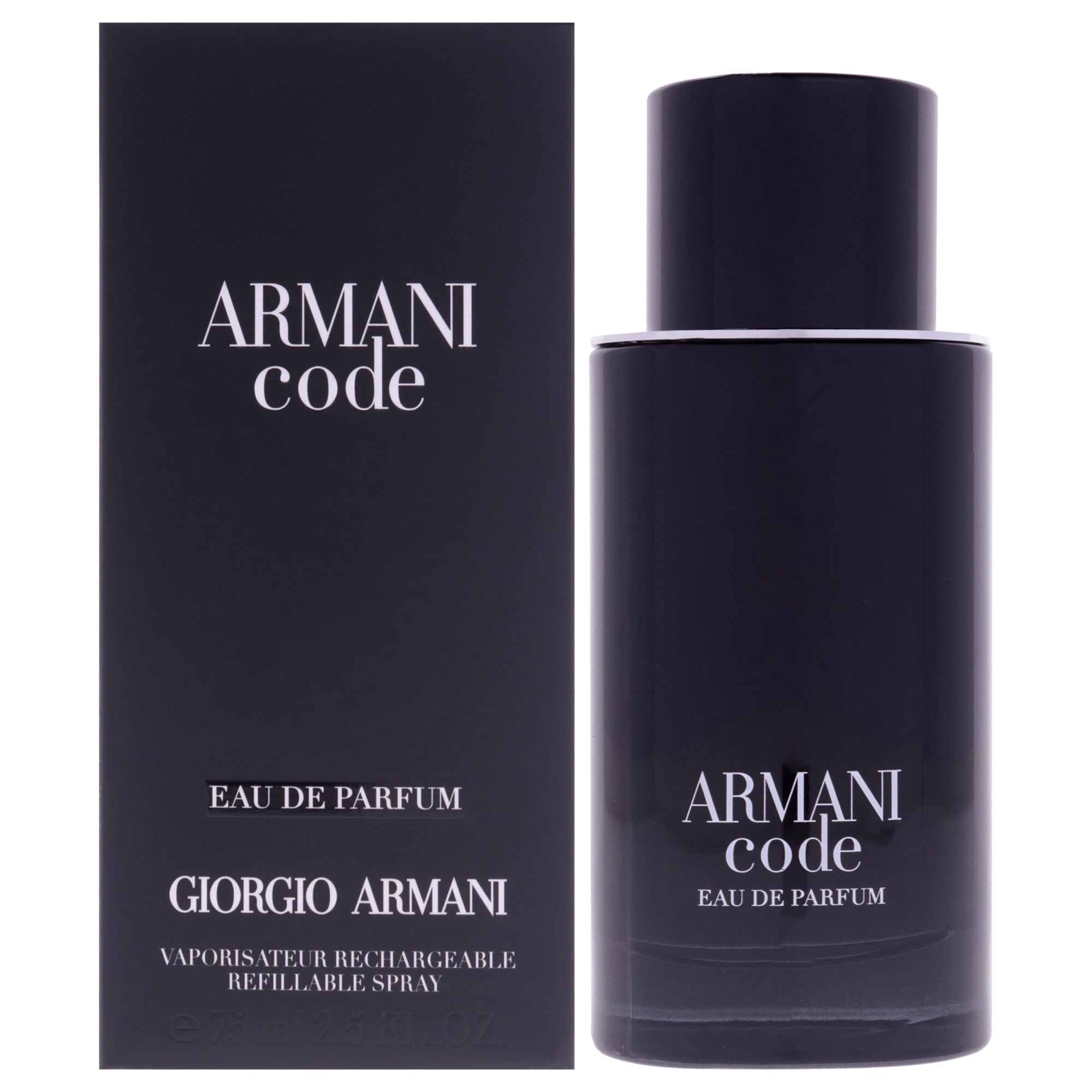 Giorgio Armani Armani Code by Giorgio Armani for Men - 2.5 oz EDP Spray (Refillable)｜The Beauty Club