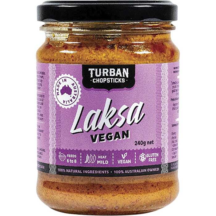 Turban Chopsticks Curry Paste Laksa Vegan 240g 5,646円