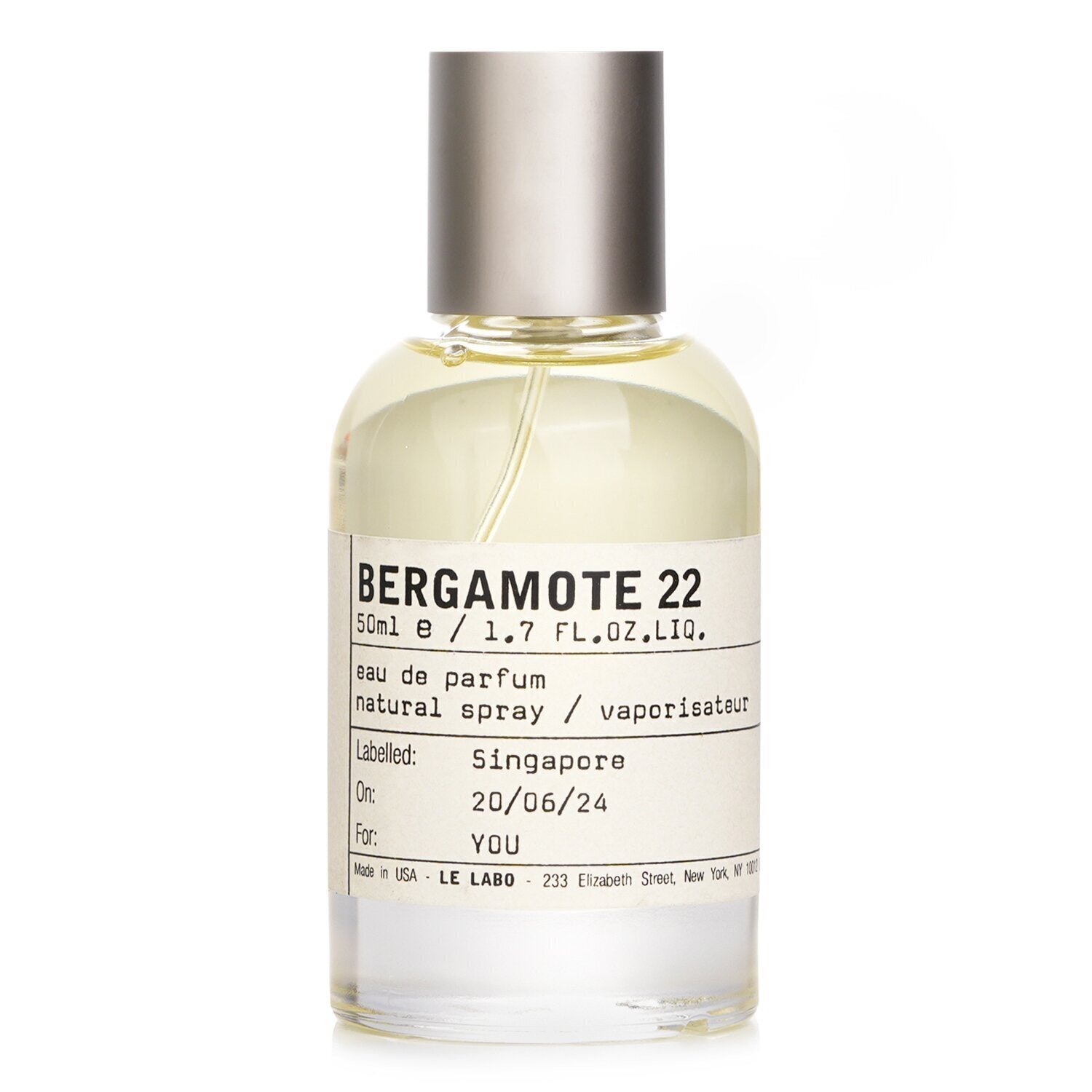 【月間優良ショップ受賞】 Le Labo Bergamote 22 Eau De Parfum Spray ル ラボ Bergamote 22 Eau De Parfum Spray 50ml/1.7oz 送料無料 海外通販