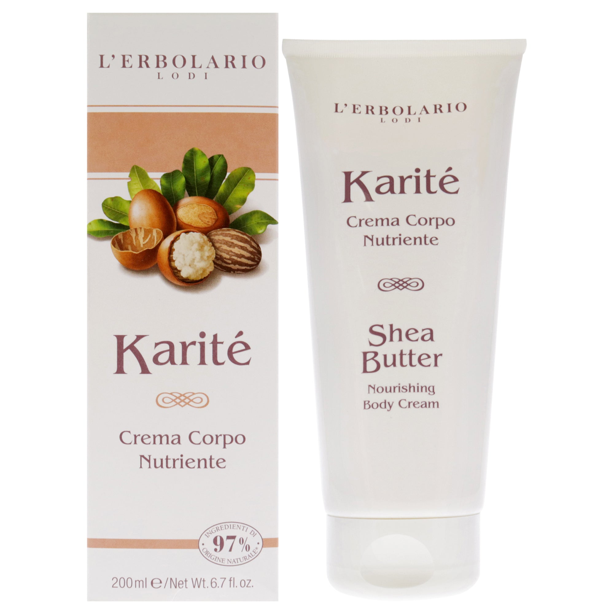 LErbolario Nourishing Body Cream - Shea Butter by LErbolario for Unisex - 6.7 oz Body Cream