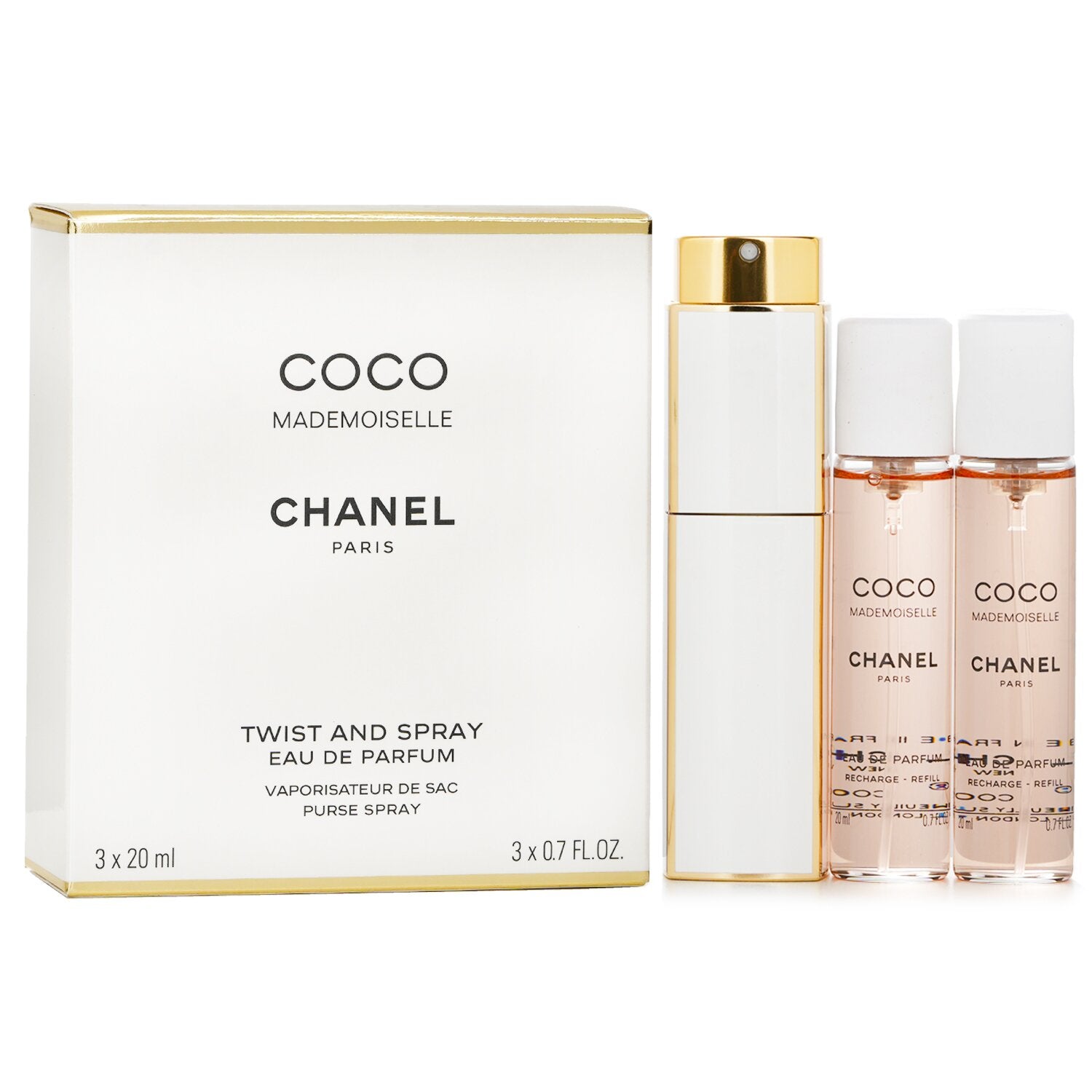 シャネル ココマドモアゼル ツイスト & スプレー EDP 3x20ml/0.7oz