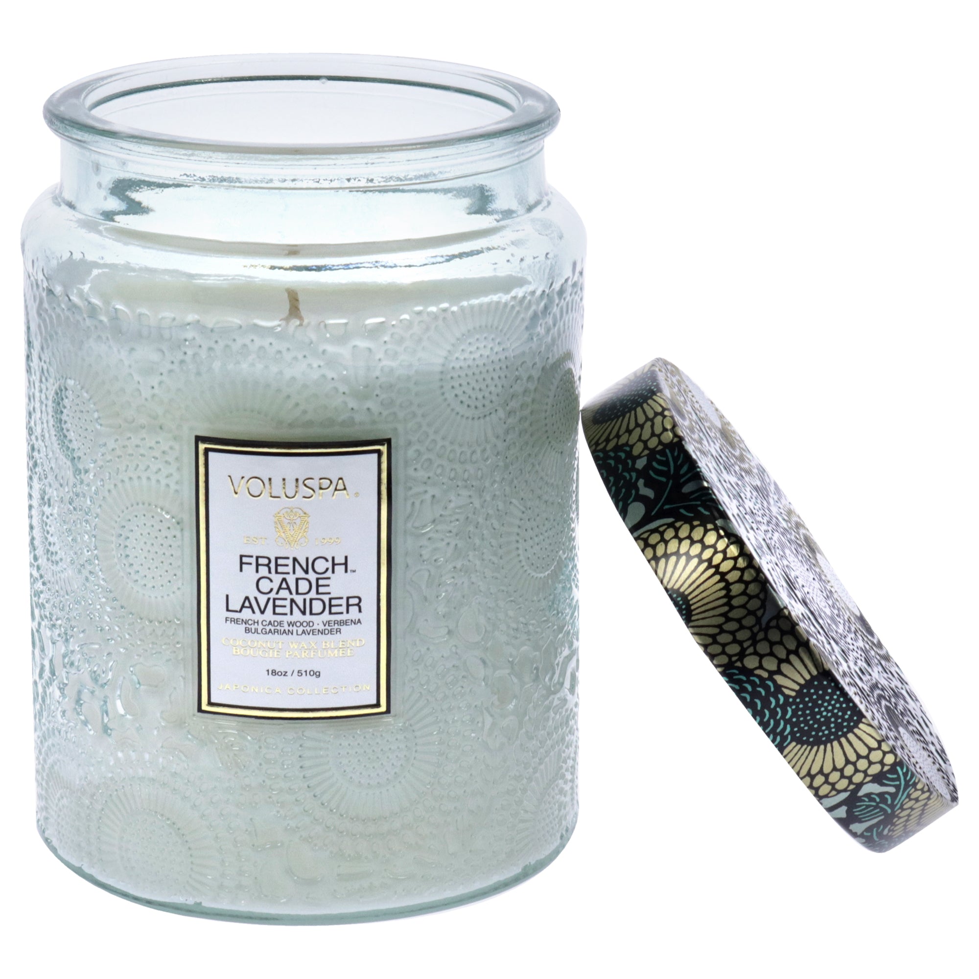 Voluspa French Cade Lavender - Large by Voluspa for Unisex - 18 oz Candle｜The Beauty Club