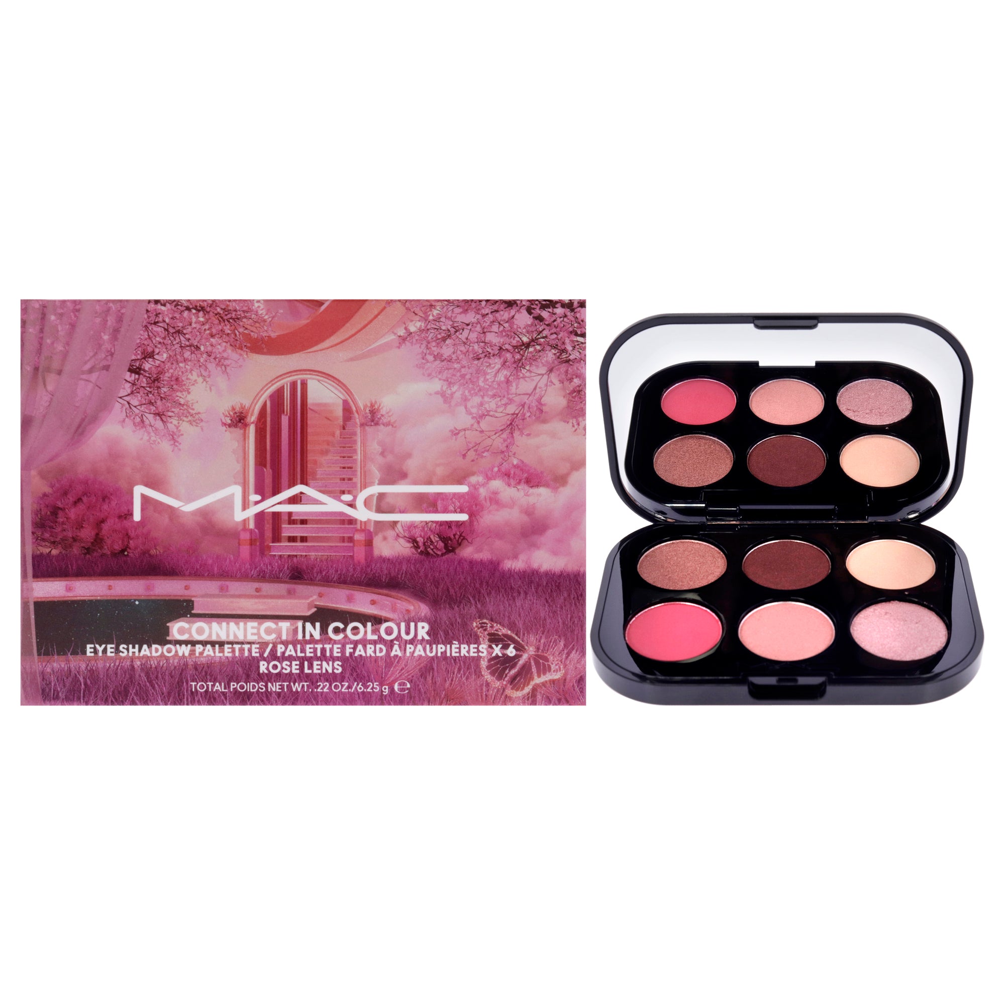 MAC Connect In Colour Eye Shadow Palette - Rose Lens by MAC for Women - 0.22 oz Eye Shadow｜The Beauty Club