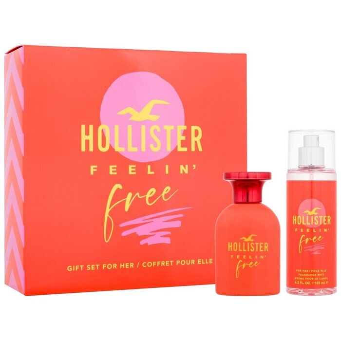 Hollister Feelin' Free For Her Woman Set Eau De Parfum & Fragrance Mist 125ml 50ml|The Beauty Club