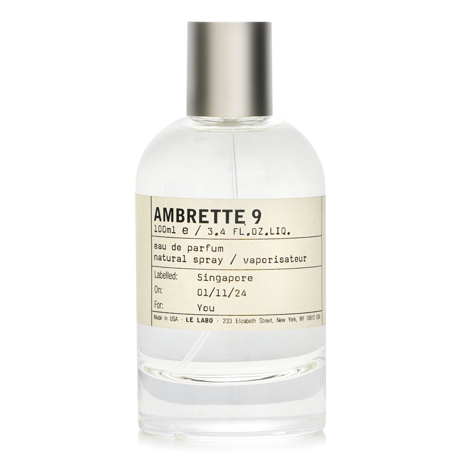 ル ラボ Ambrette 9 Eau de Parfum (Box Slightly Damaged) 100ml/3.4oz|The Beauty Club