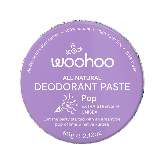 Woohoo Deodorant Paste Pop (Extra Strength) Tin 60g｜The Beauty Club
