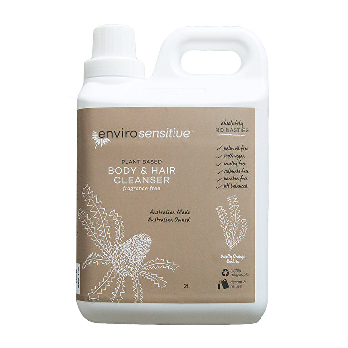 Envirocare EnviroCare Plant-Based Body & Hair Cleanser Sensitive 2000ml｜The Beauty Club