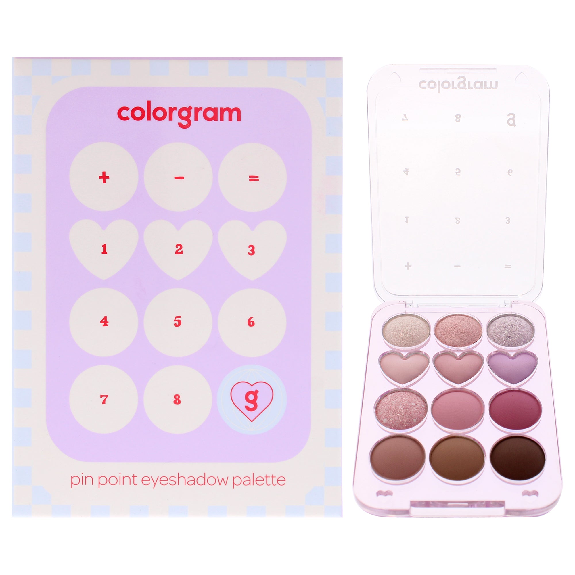 Rom&nd Colorgram Pin Point Eyeshadow Palette - 03 Pink Plus Lavender by Rom&nd for Women - 0.31 oz Eye Shadow