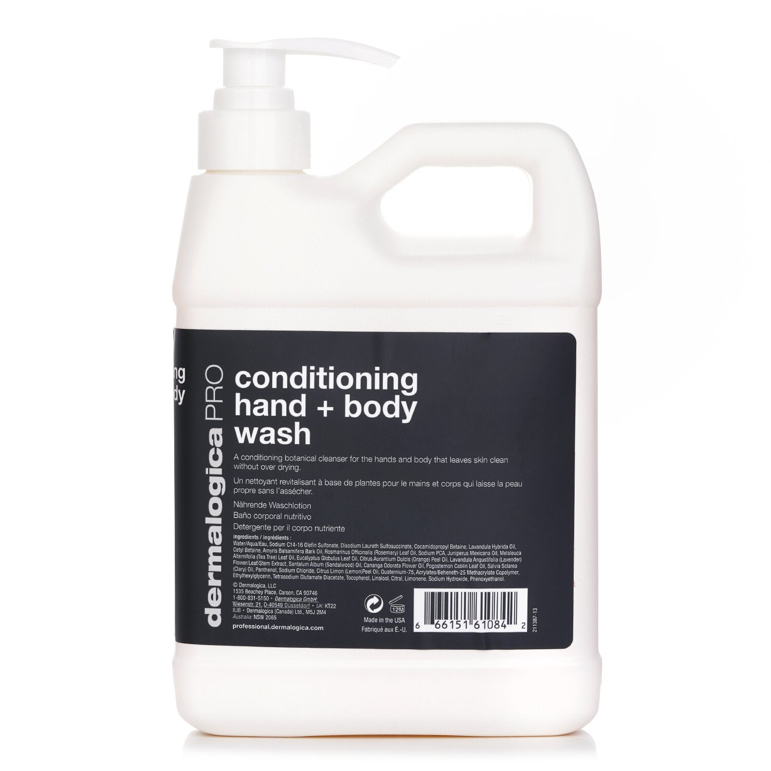 【月間優良ショップ受賞】 Dermalogica Conditioning Hand & Body Wash PRO (Salon Size) ダーマロジカ コンディショニング ハンド&ボディ ウォッ??シュ PRO（サロンサイズ） 946ml/32oz 送料無料 海外通販