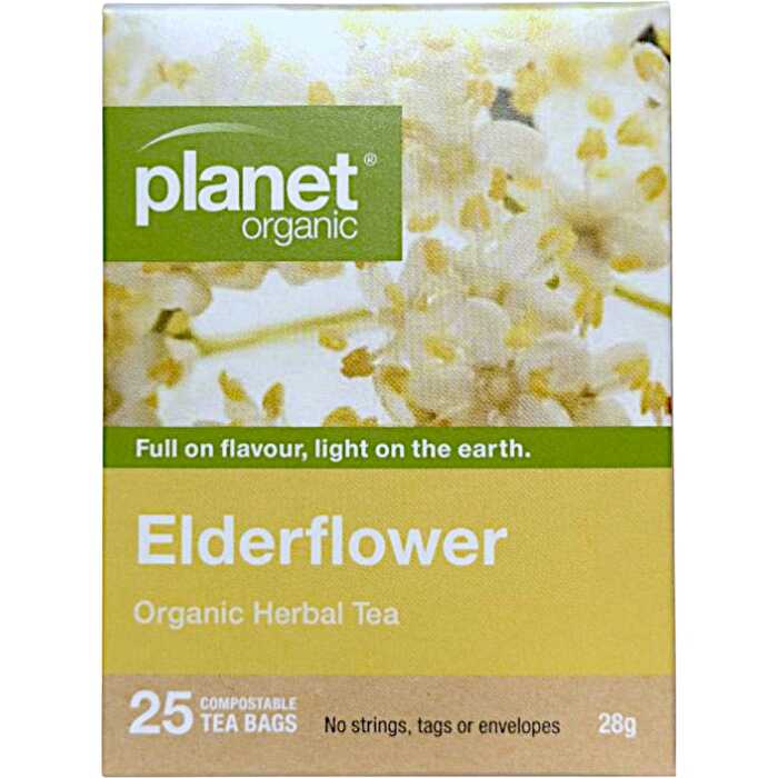 Planet Organic Organic Herbal Tea Elderflower x 25 Tea Bags