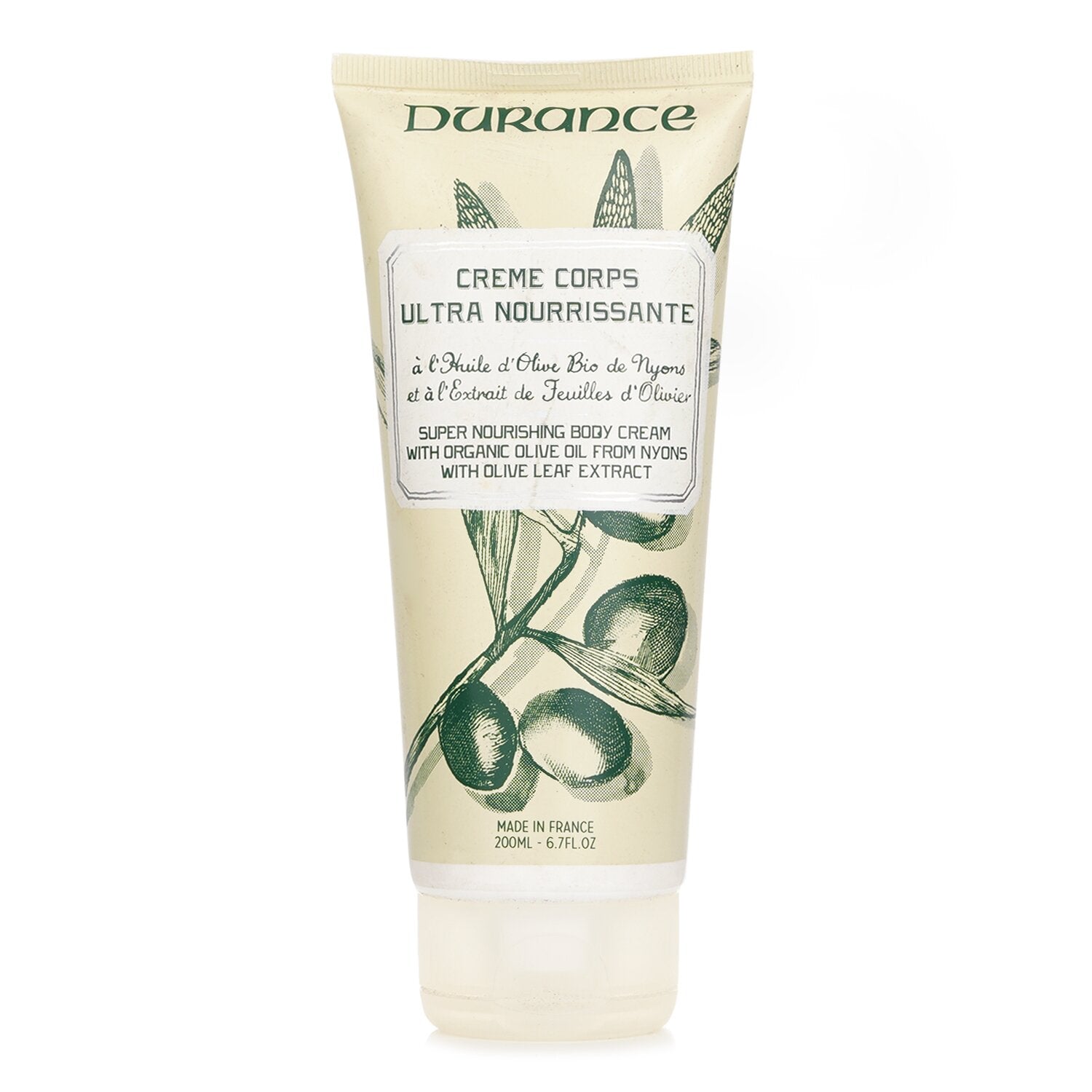 【月間優良ショップ受賞】 Durance Super Nourishing Body Cream with Olive Leaf Extract デゥランス スーパー ナリッシング ボディ クリーム オリーブ リーフエキス 200ml/6.7oz 送料無料 海外通販