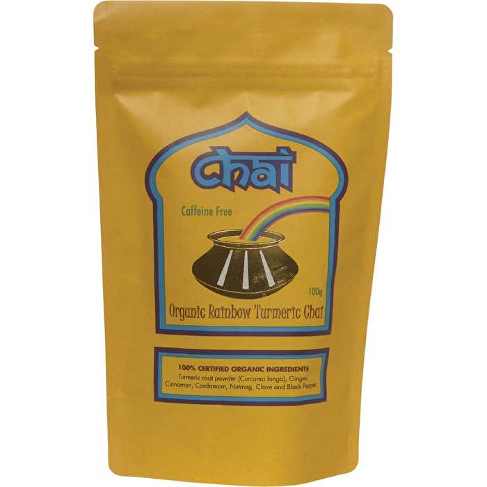 Chai Tea Organic Rainbow Turmeric Chai 100g 6,977円
