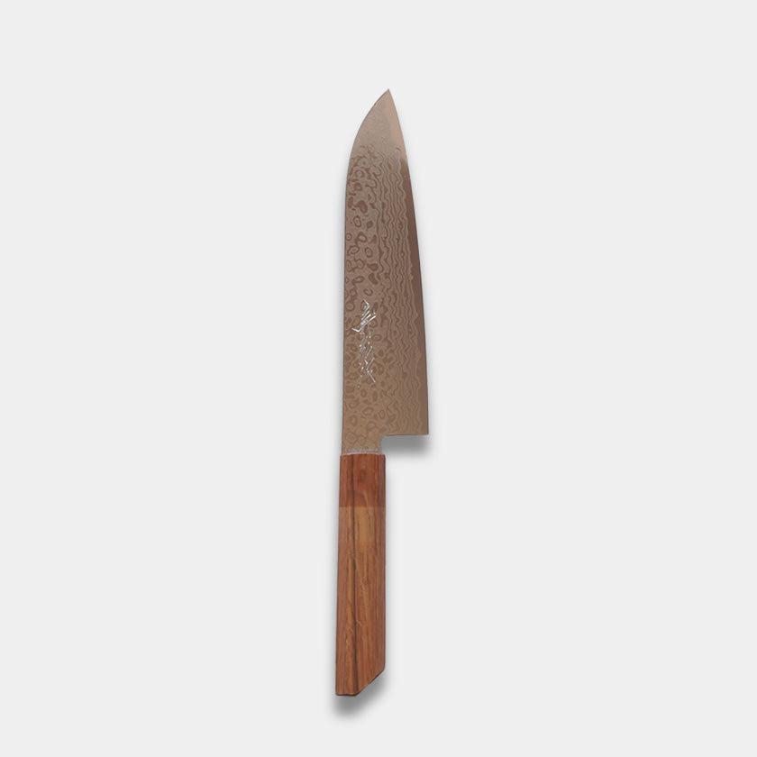 小山刃物 ダマスカス鋼 ペティナイフ 150mm 美濃 英一作 ダマスカス鋼VG-10 ペティナイフ150mm | マルサ研磨