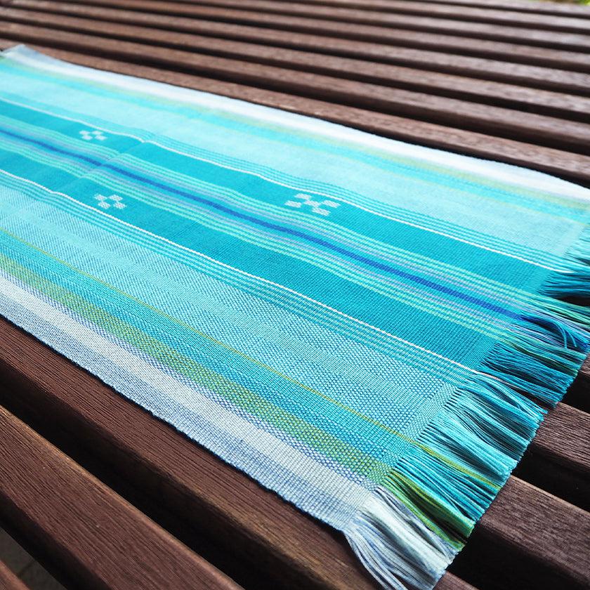 楽天市場】郡上本染 渡邊染物店 テーブルセンター 鮎三匹 天然藍 GIAHS