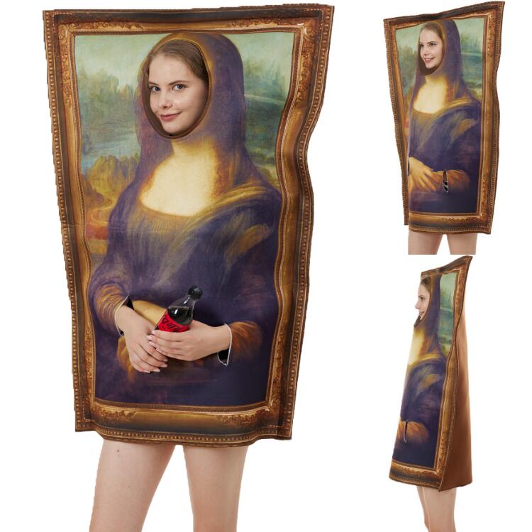 楽天市場】ハロウィン 大人 仮装 モナリザ おもしろ オールインワン