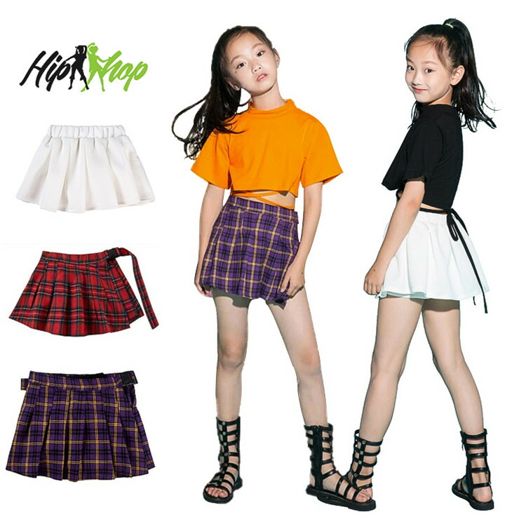楽天市場 キッズダンス衣装 スカート 韓国 チェック柄 白 赤 紫 女の子 ヒップホップ チア チアガール キッズ ダンス 衣装 スカート 可愛い 体操 服 演出服 発表会 Sale 激安 1 130 140 150 160 170 180 ザ ブリッジ