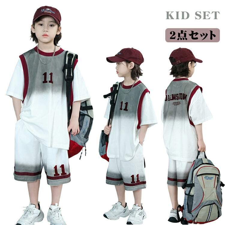 楽天市場】キッズ 子供服 セットアップ 上下セット トップス+ショート