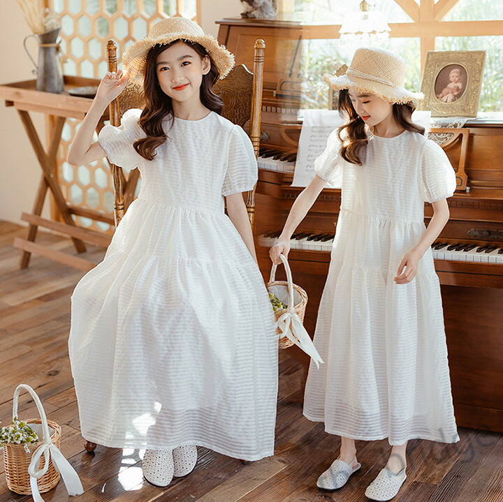 楽天市場 ワンピース キッズ 女の子 韓国子供服 キッズワンピース 女の子 ワンピース 夏 白ワンピース 半袖 フリル ワンピース プリンセス ガールズ お姫様 白ワンピース フレア 可愛い 結婚式 演出会 パーティー 入園 卒業式 旅行 カジュアルワンピース ザ ブリッジ